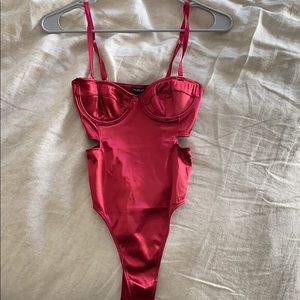 Urban Outfitters Silk Bodysuit